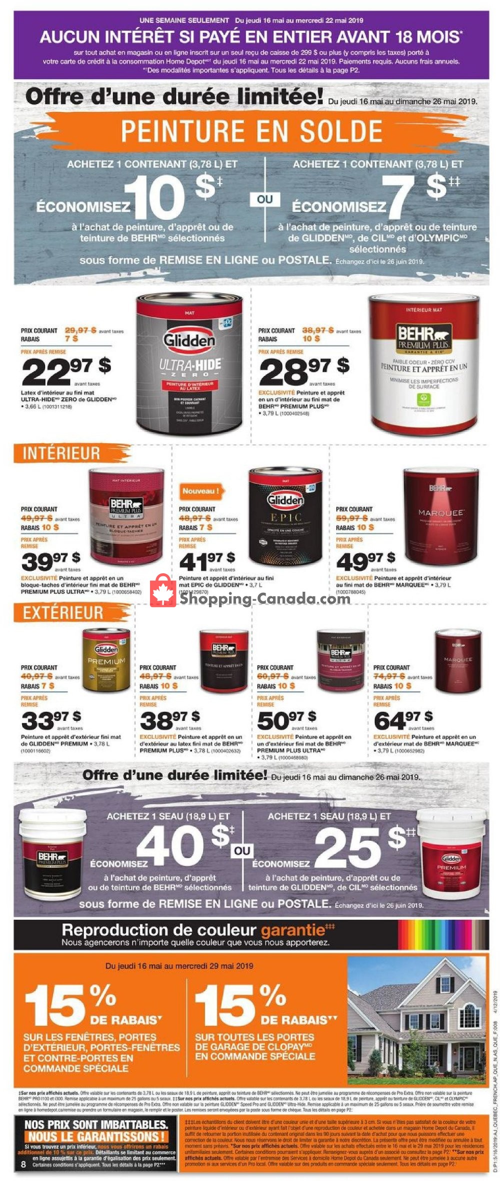 Home Depot flyer from Thursday May 16, 2019 to Wednesday May 22, 2019 - page 11