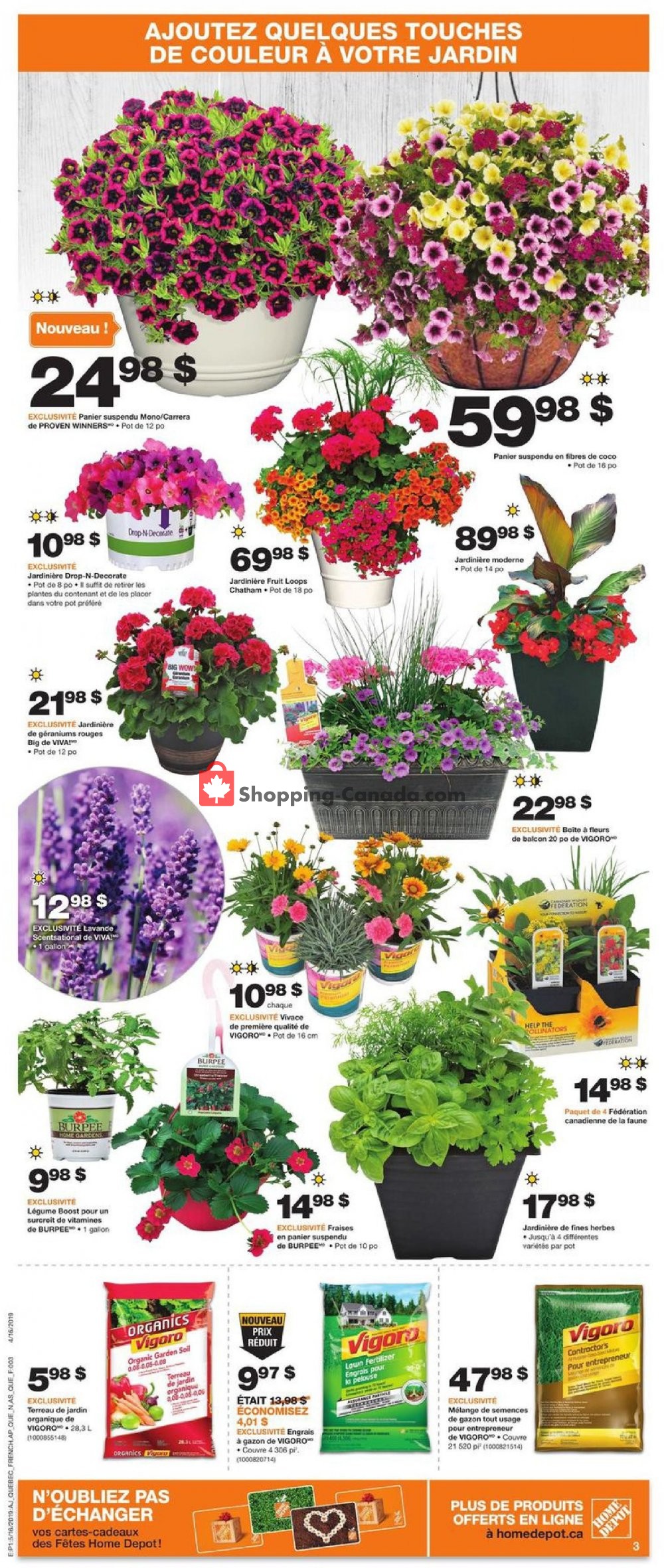 Home Depot flyer from Thursday May 16, 2019 to Wednesday May 22, 2019 - page 3