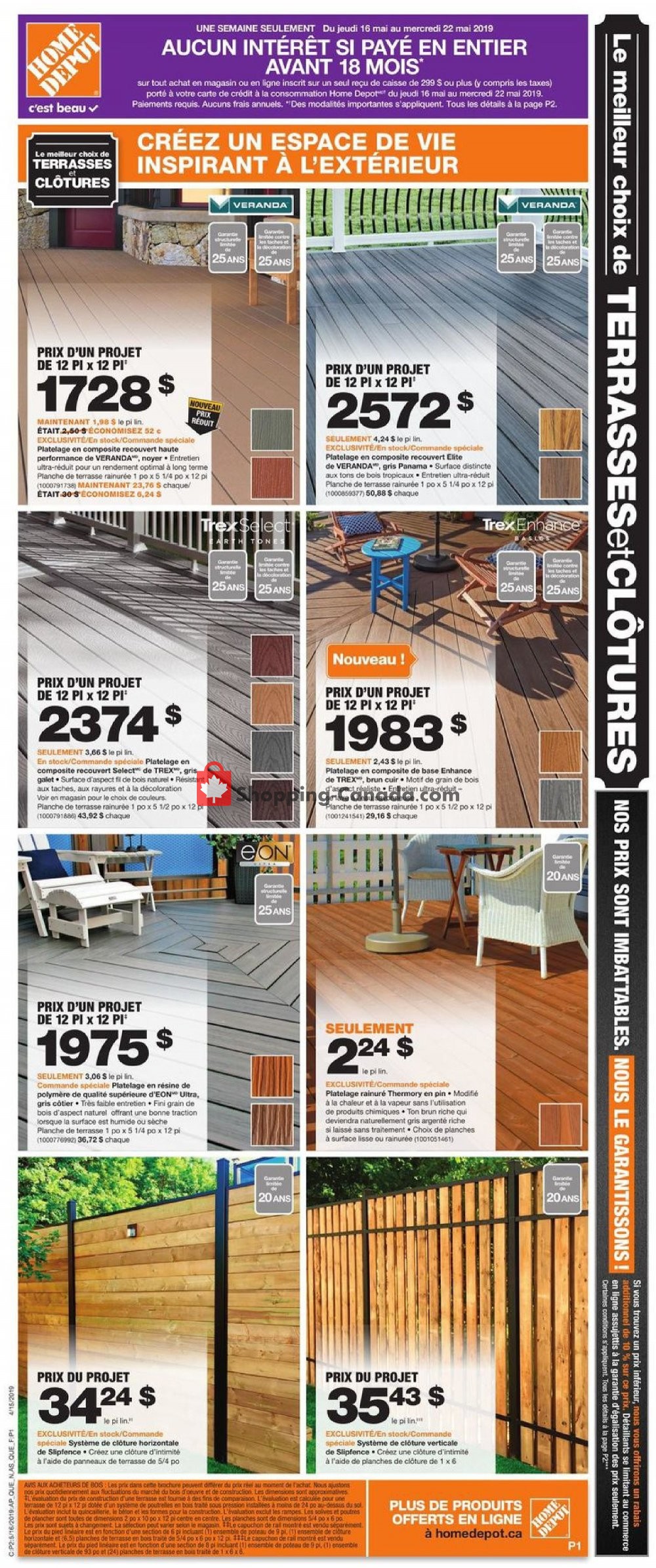 Home Depot flyer from Thursday May 16, 2019 to Wednesday May 22, 2019 - page 7