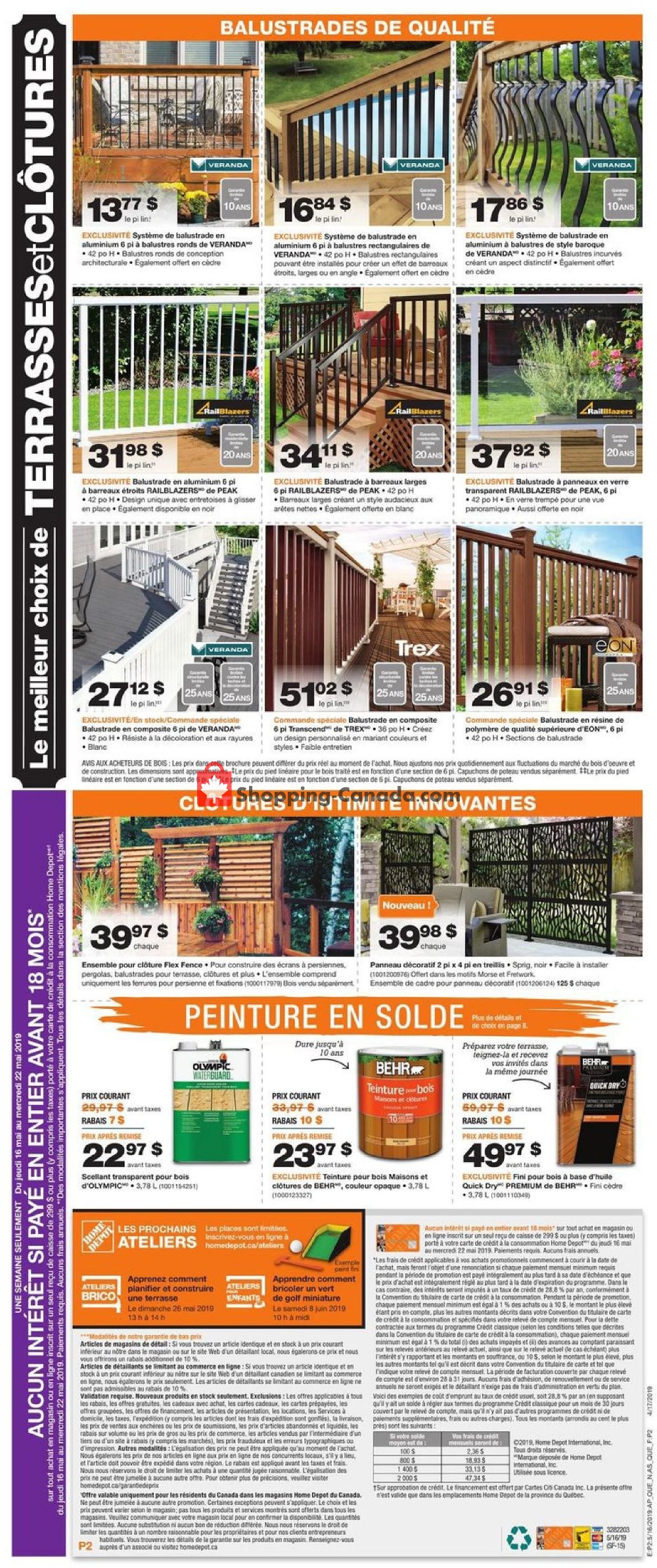 Home Depot flyer from Thursday May 16, 2019 to Wednesday May 22, 2019 - page 8