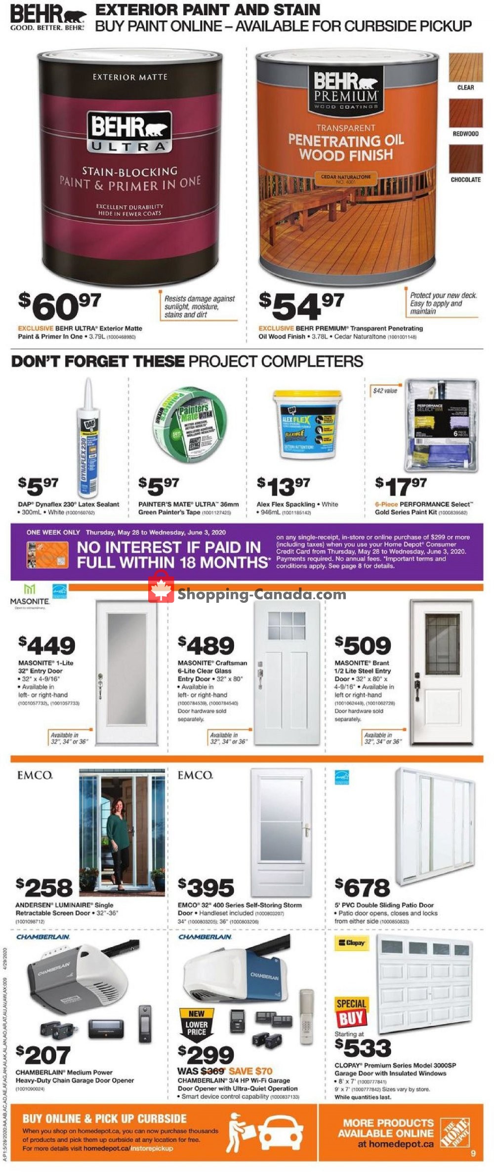 Home Depot flyer from Thursday May 28, 2020 to Wednesday June 3, 2020 - page 10