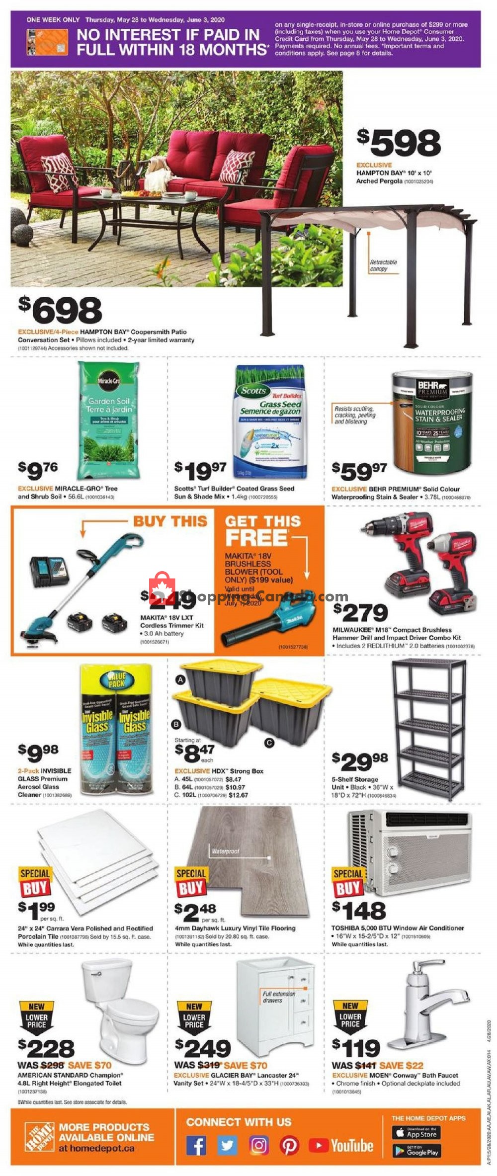 Home Depot flyer from Thursday May 28, 2020 to Wednesday June 3, 2020 - page 2