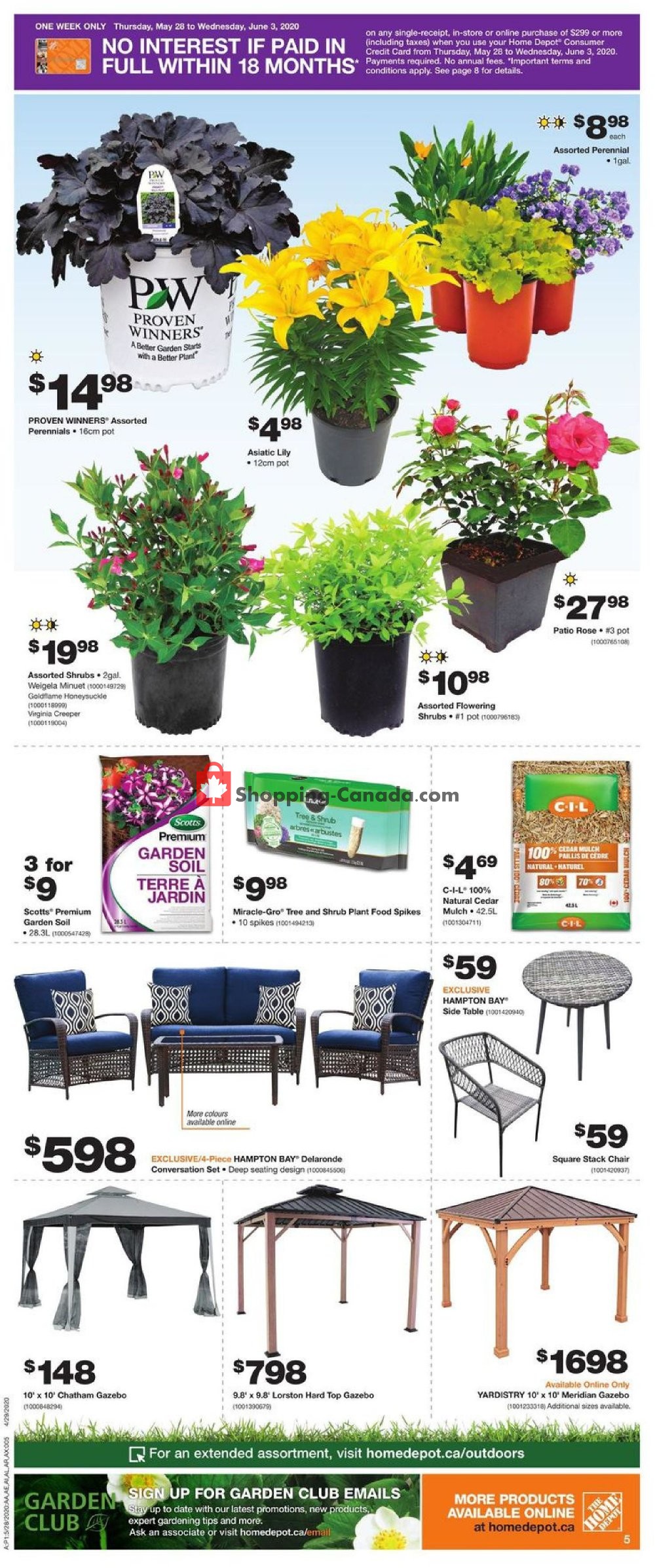 Home Depot flyer from Thursday May 28, 2020 to Wednesday June 3, 2020 - page 6