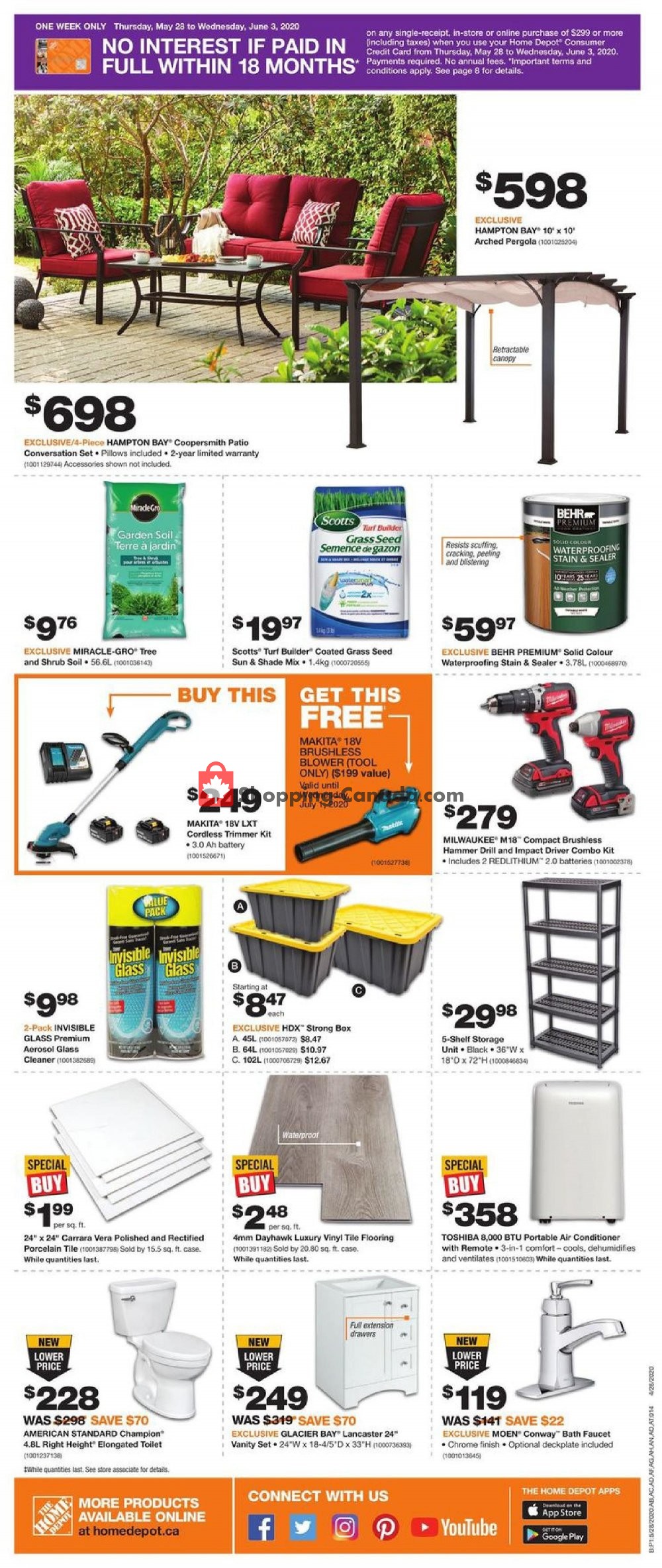 Home Depot flyer from Thursday May 28, 2020 to Wednesday June 3, 2020 - page 2