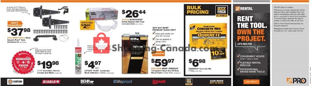 Home Depot flyer from Tuesday April 16, 2019 to Monday April 29, 2019 - page 3