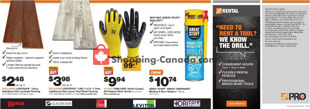 Home Depot flyer from Tuesday March 5, 2019 to Monday March 18, 2019 - page 3