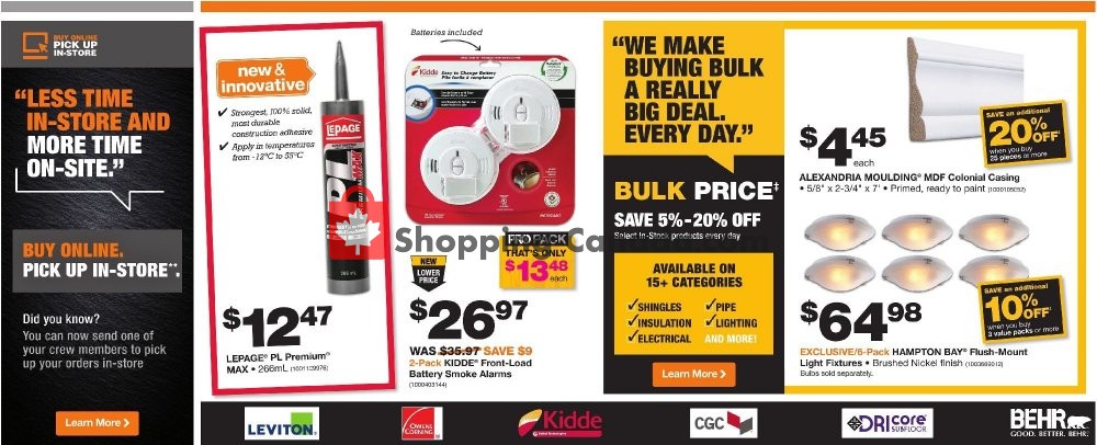 Home Depot flyer from Tuesday October 2, 2018 to Tuesday October 16, 2018 - page 2