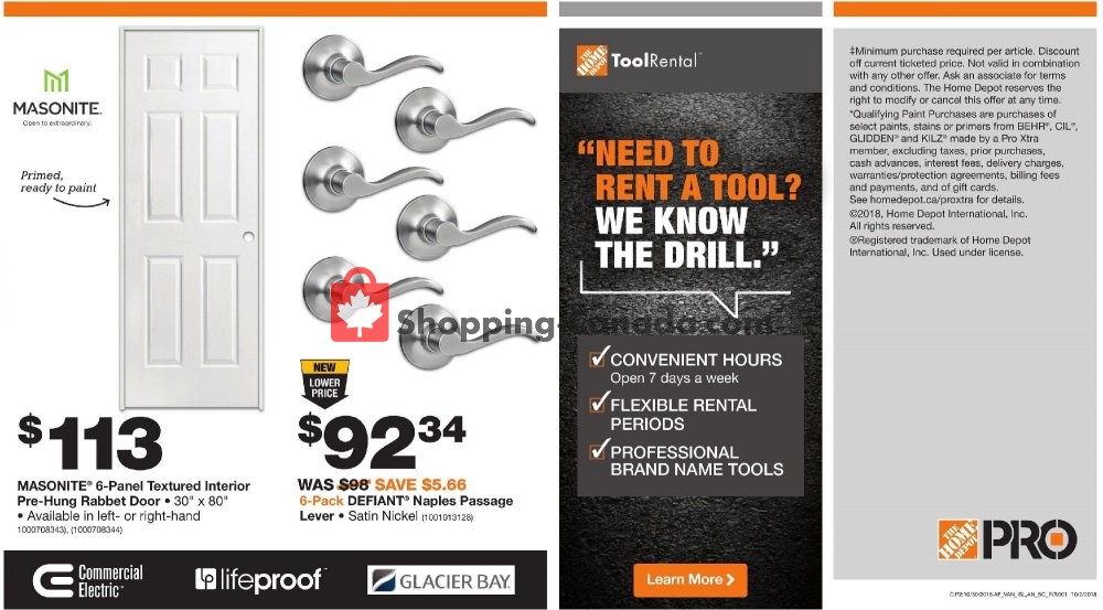 Home Depot flyer from Tuesday October 30, 2018 to Monday November 12, 2018 - page 3