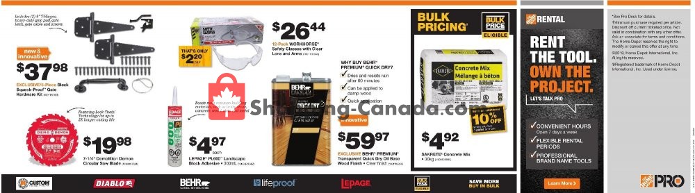 Home Depot flyer from Tuesday April 16, 2019 to Monday April 29, 2019 - page 3