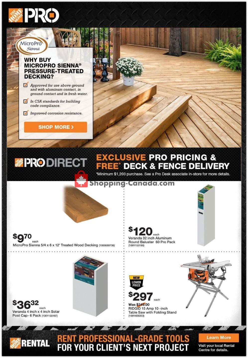 Home Depot Canada, flyer (Let's Talk Pro ON) March 17 March 31