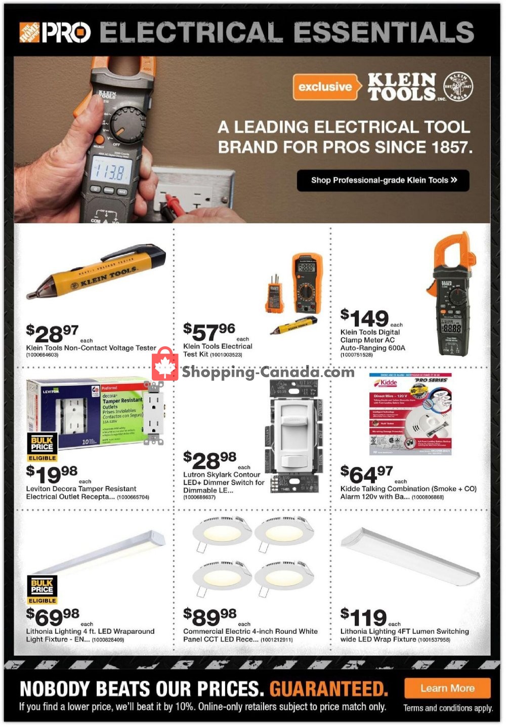 Home Depot Canada, flyer (Let's Talk Pro QC) August 4 August 17, 2020 Shopping Canada