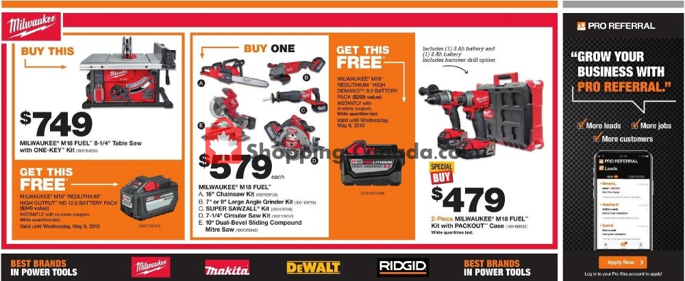 Home Depot flyer from Tuesday April 16, 2019 to Monday April 29, 2019 - page 2