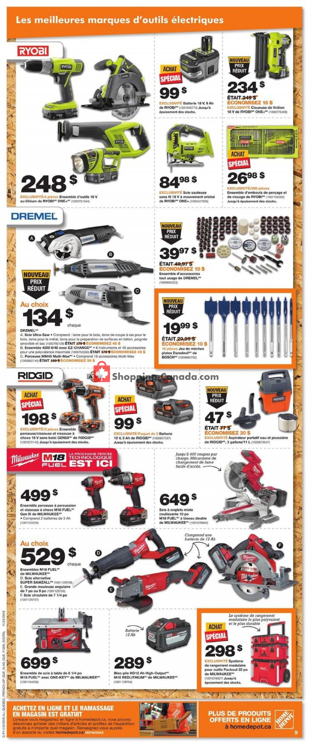 Home Depot flyer from Thursday January 3, 2019 to Wednesday January 9, 2019 - page 4