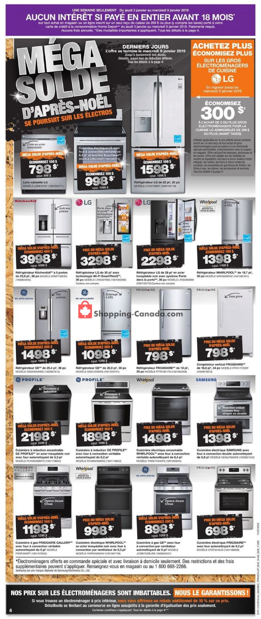 Home Depot flyer from Thursday January 3, 2019 to Wednesday January 9, 2019 - page 8