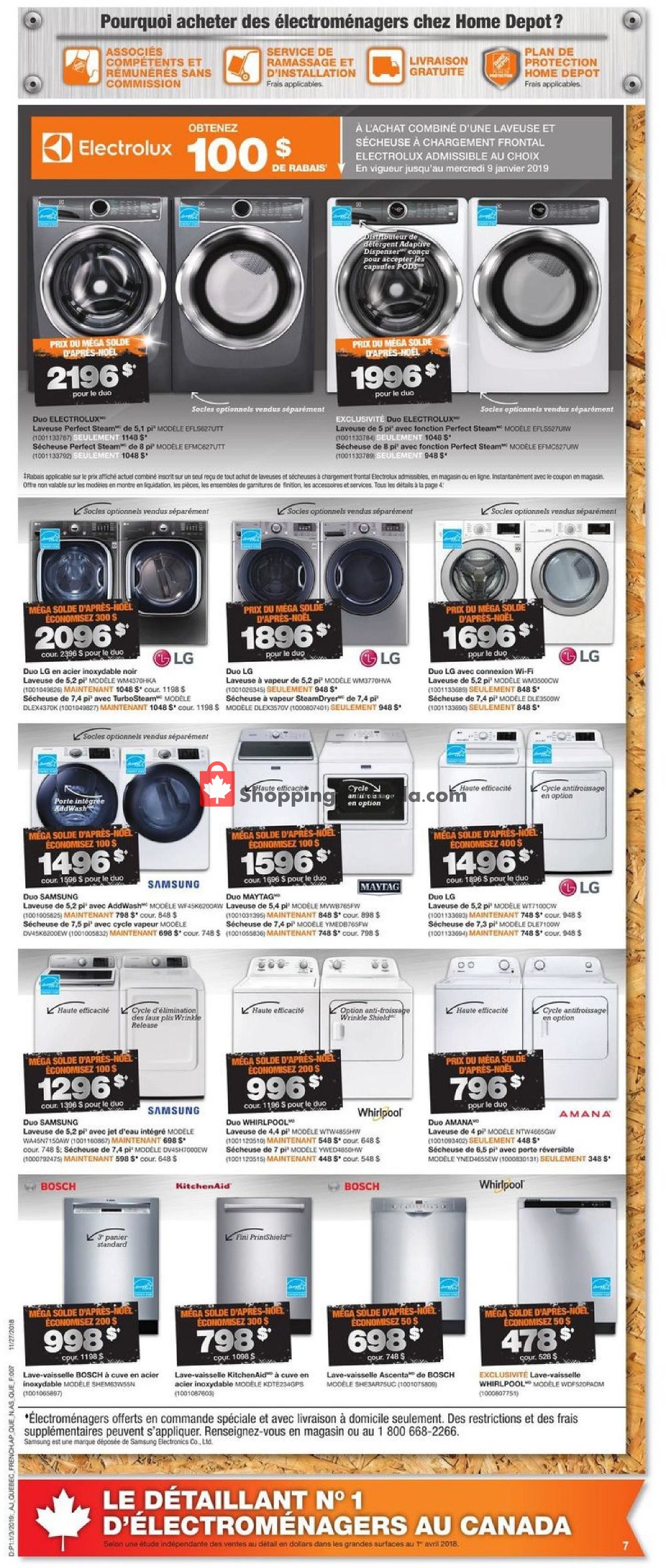 Home Depot flyer from Thursday January 3, 2019 to Wednesday January 9, 2019 - page 9