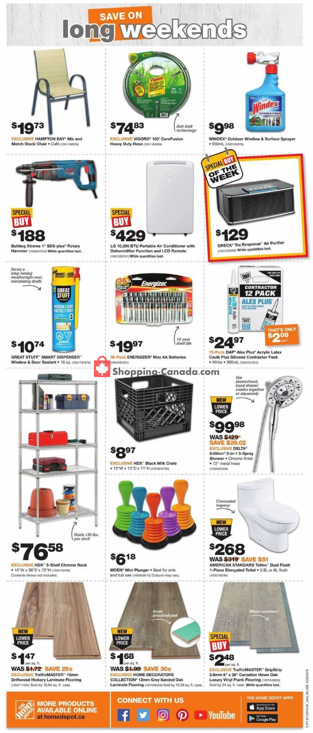 Home Depot flyer from Thursday August 1, 2019 to Wednesday August 7, 2019 - page 2