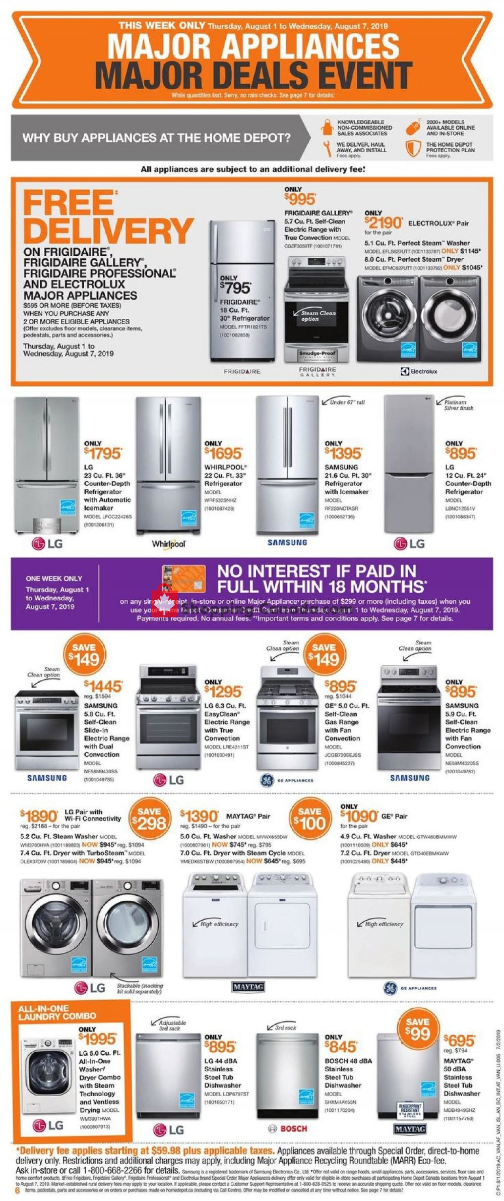 Home Depot flyer from Thursday August 1, 2019 to Wednesday August 7, 2019 - page 6