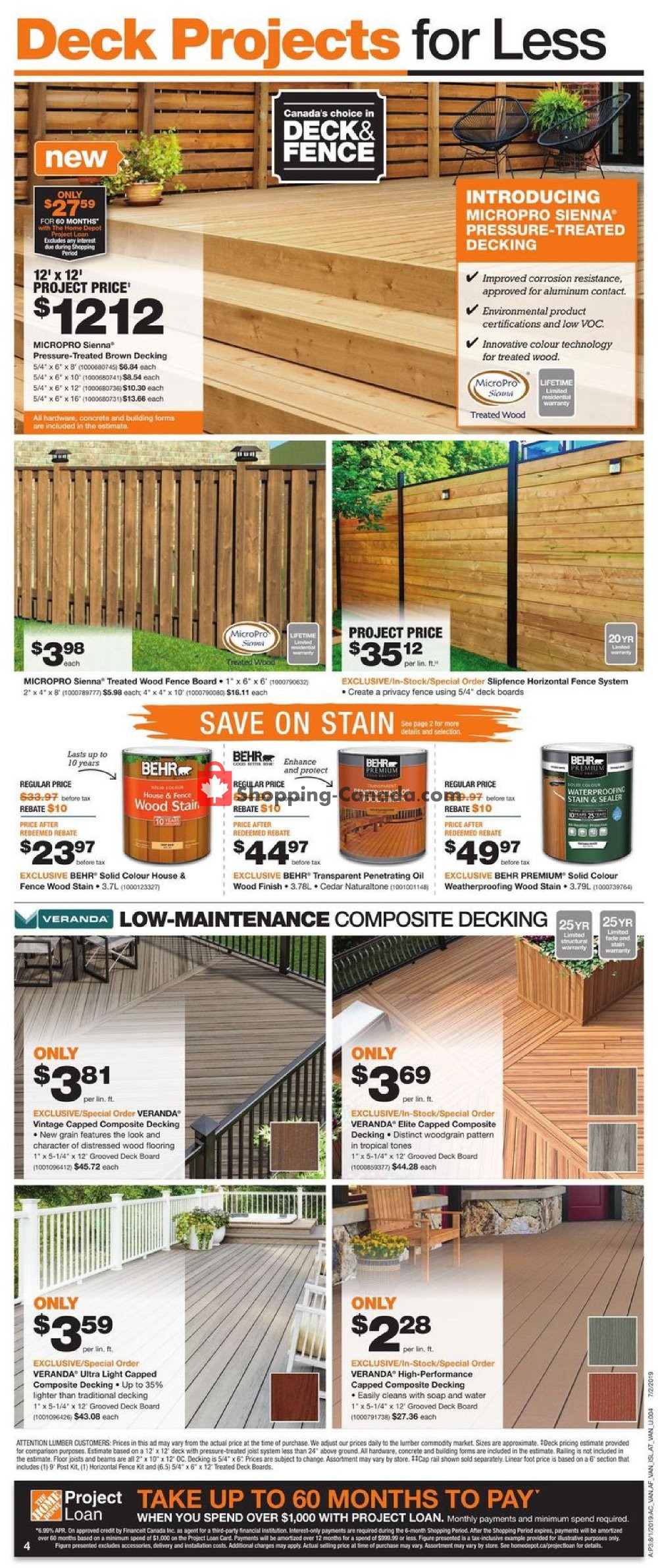 Home Depot flyer from Thursday August 1, 2019 to Wednesday August 7, 2019 - page 8