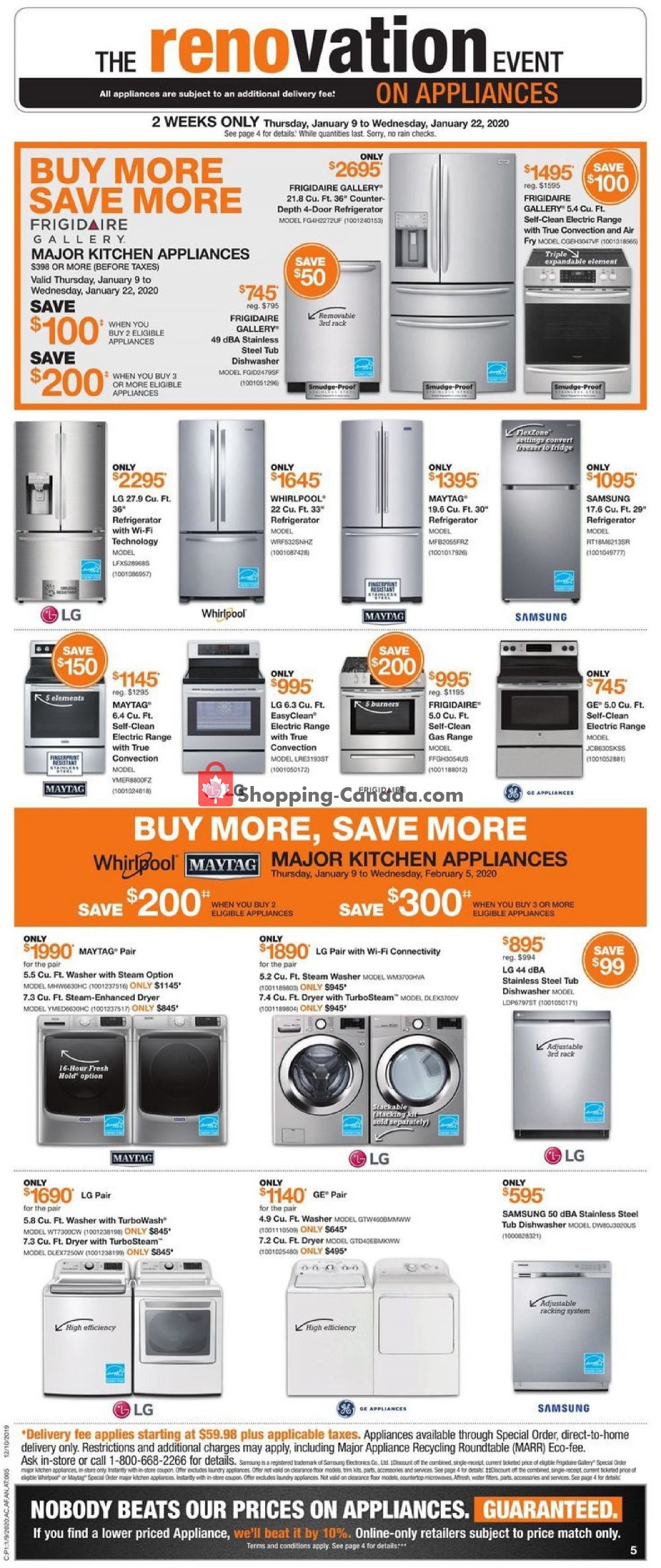 Home Depot flyer from Thursday January 9, 2020 to Wednesday January 15, 2020 - page 6