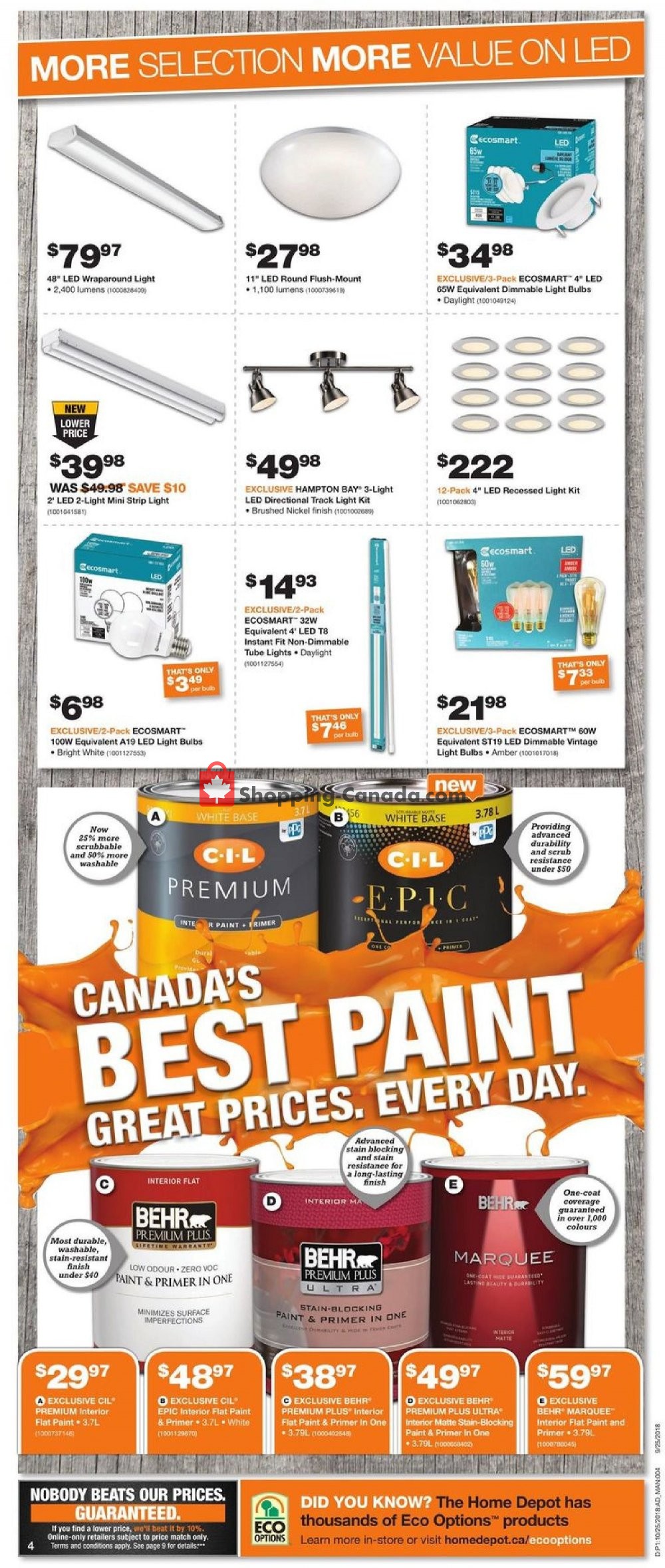 Home Depot flyer from Thursday October 25, 2018 to Wednesday October 31, 2018 - page 11