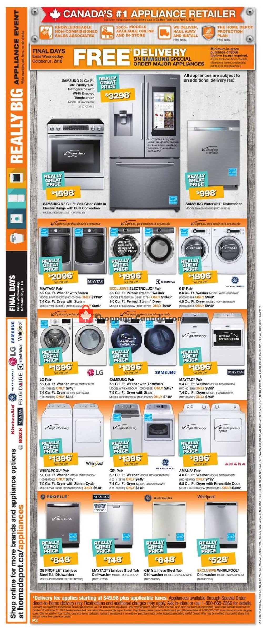 Home Depot flyer from Thursday October 25, 2018 to Wednesday October 31, 2018 - page 5