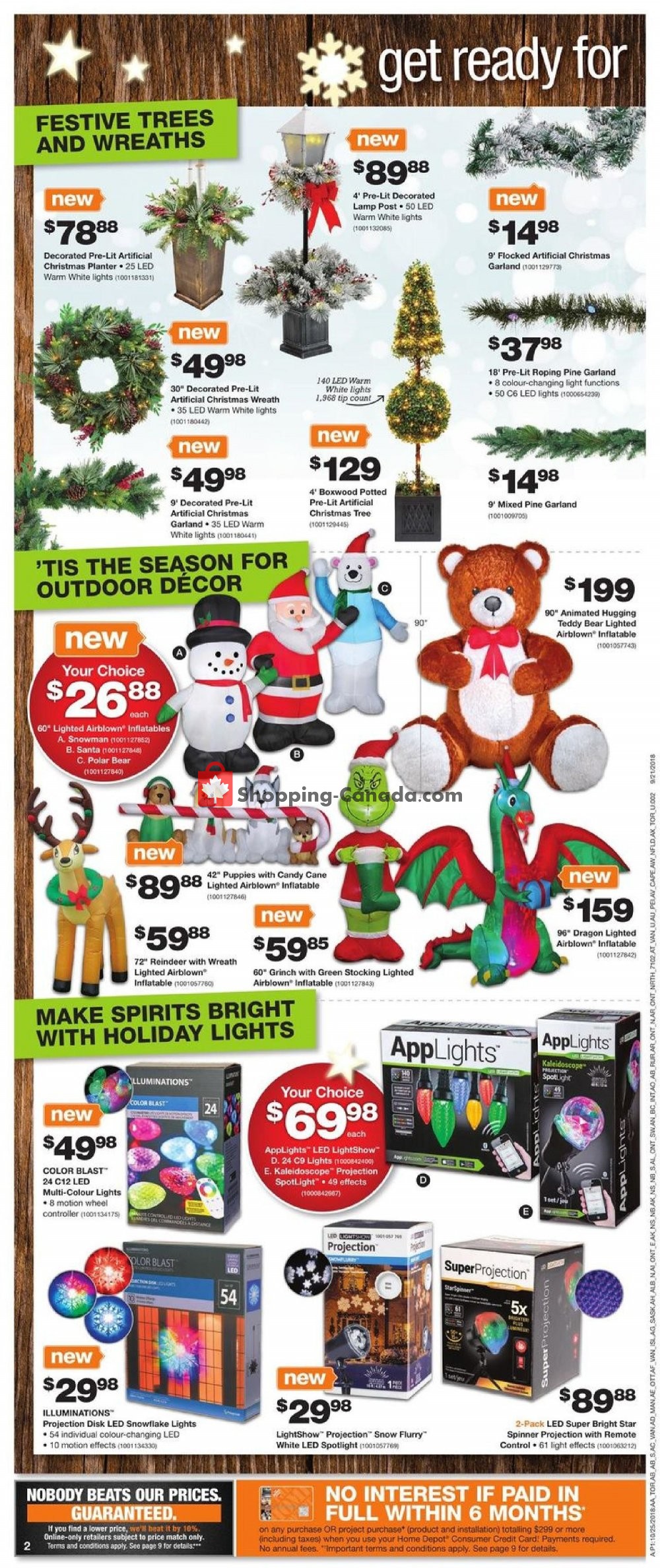 Home Depot flyer from Thursday October 25, 2018 to Wednesday October 31, 2018 - page 7
