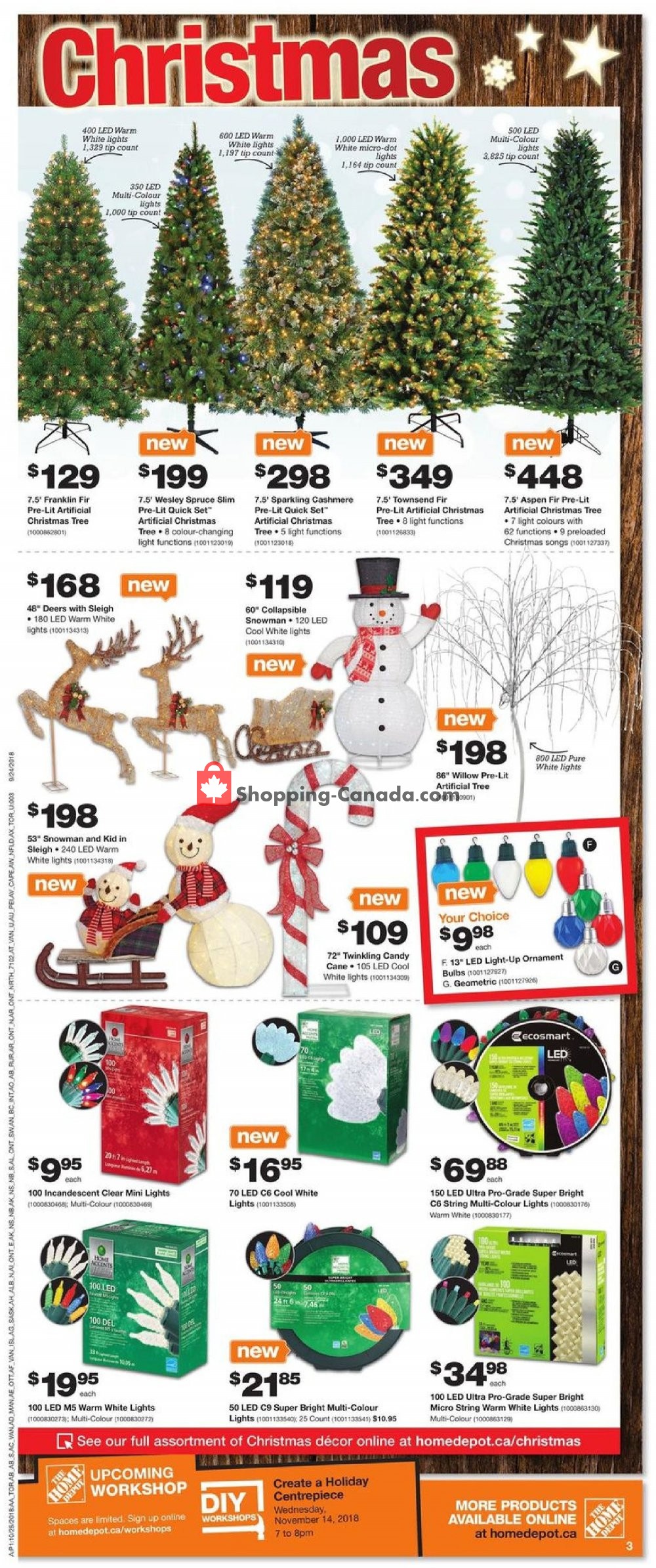 Home Depot flyer from Thursday October 25, 2018 to Wednesday October 31, 2018 - page 8