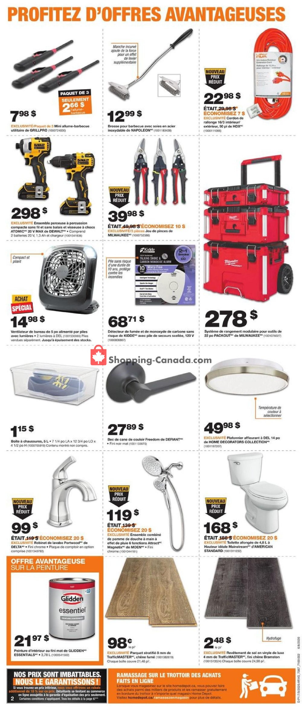 Home Depot flyer from Thursday July 9, 2020 to Wednesday July 15, 2020 - page 2