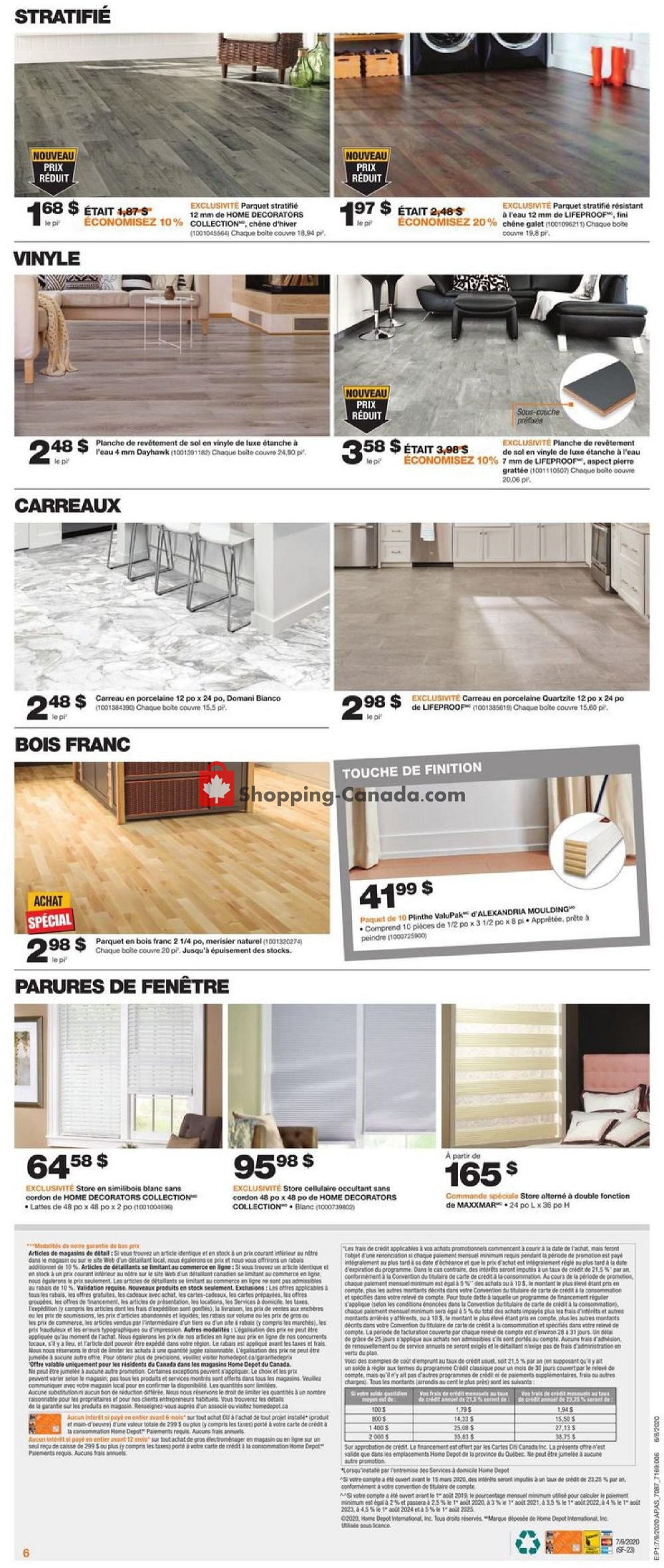 Home Depot flyer from Thursday July 9, 2020 to Wednesday July 15, 2020 - page 6
