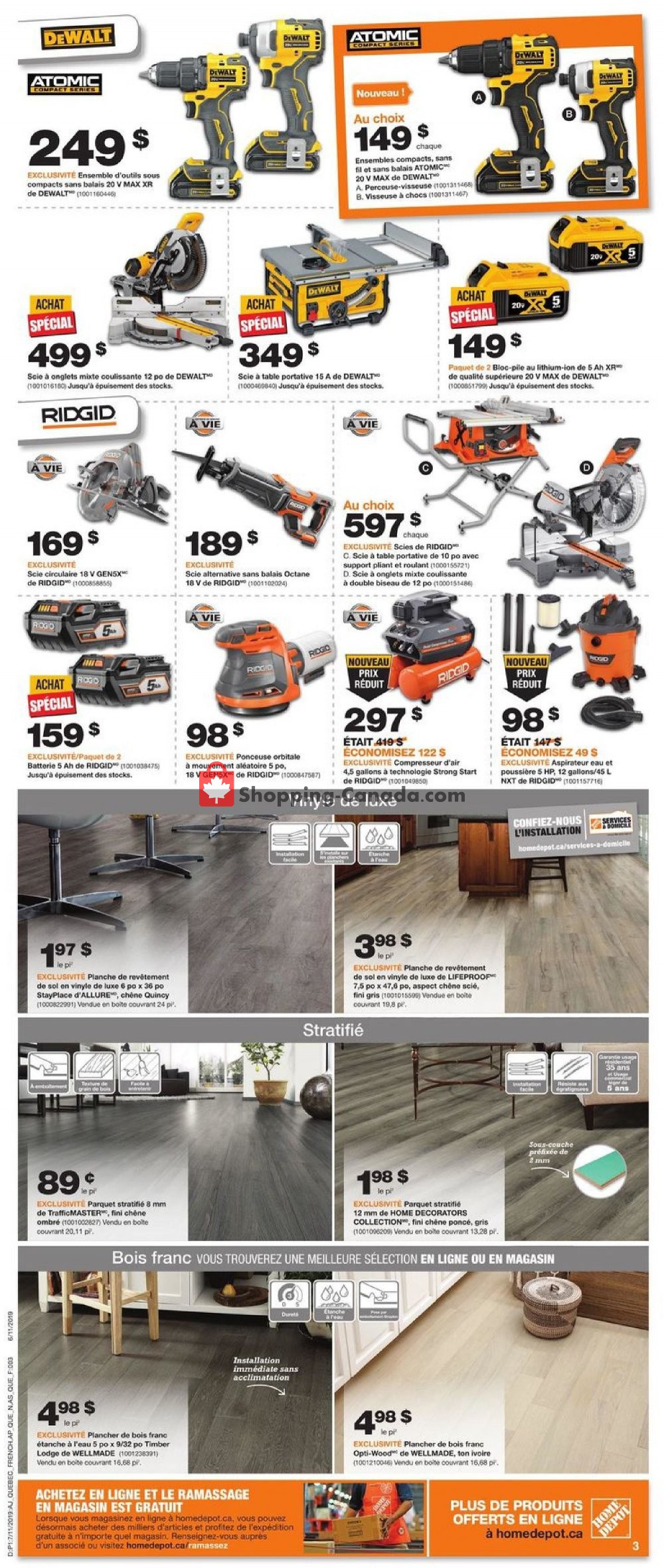 Home Depot flyer from Thursday July 11, 2019 to Wednesday July 17, 2019 - page 3