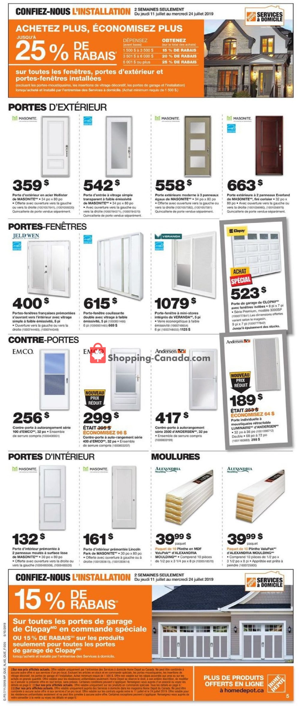 Home Depot flyer from Thursday July 11, 2019 to Wednesday July 17, 2019 - page 5