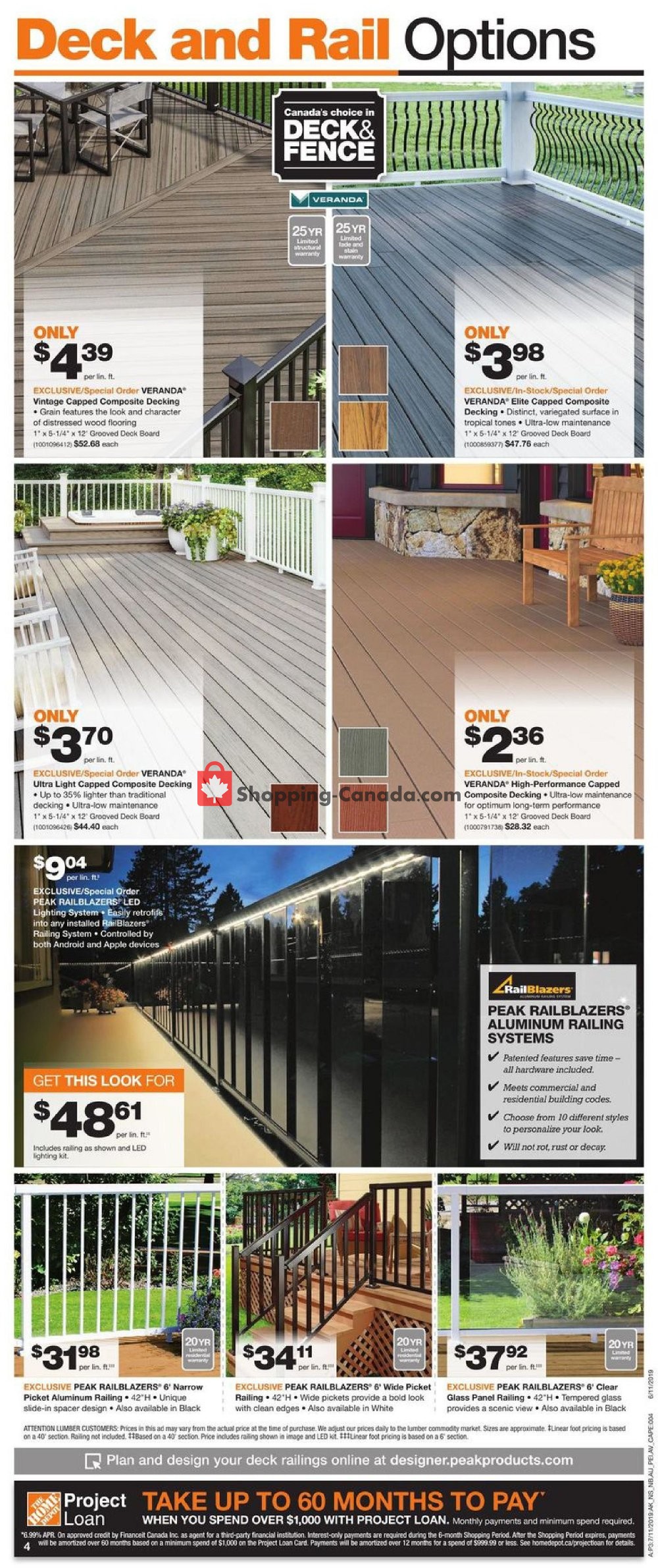Home Depot flyer from Thursday July 11, 2019 to Wednesday July 17, 2019 - page 4