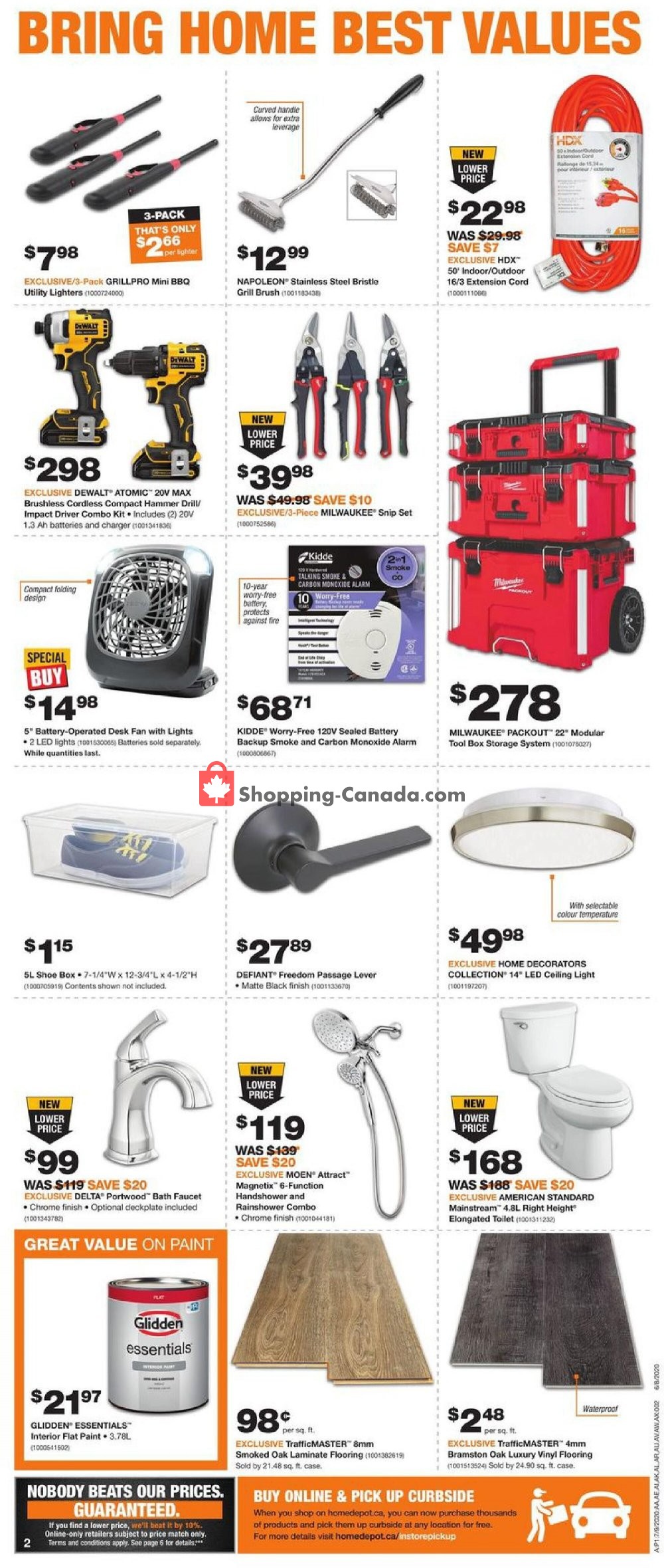 Home Depot flyer from Thursday July 9, 2020 to Wednesday July 15, 2020 - page 2