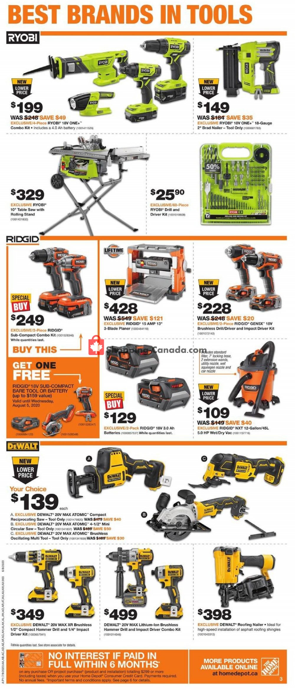 Home Depot flyer from Thursday July 9, 2020 to Wednesday July 15, 2020 - page 3