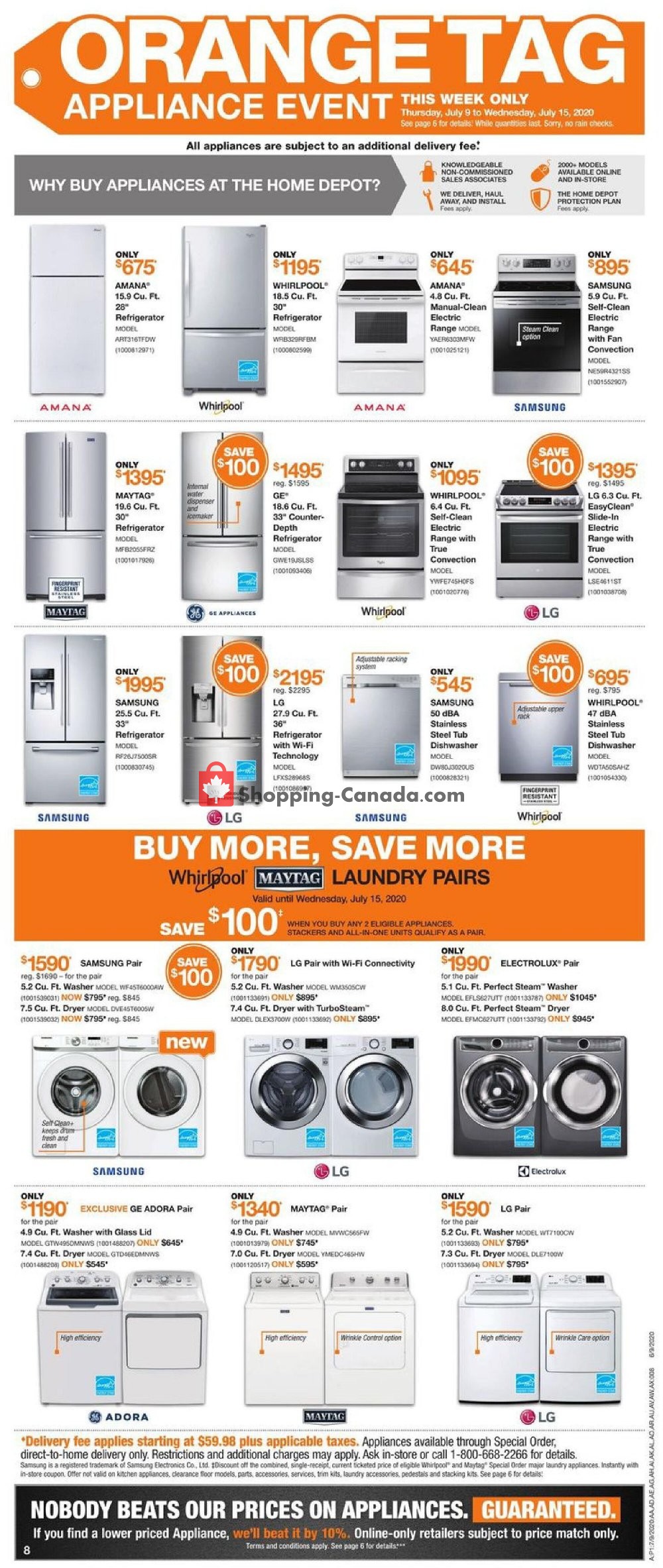 Home Depot flyer from Thursday July 9, 2020 to Wednesday July 15, 2020 - page 9