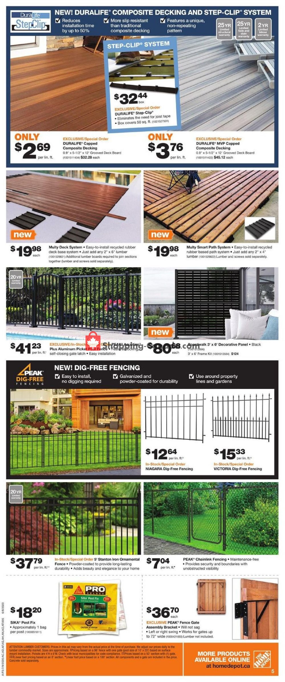 Home Depot flyer from Thursday July 9, 2020 to Wednesday July 15, 2020 - page 6