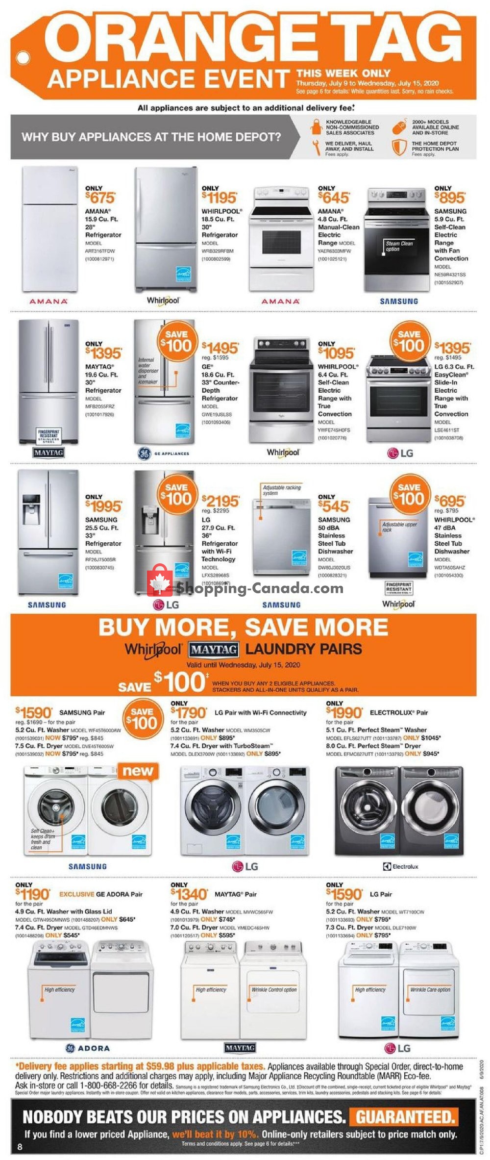 Home Depot flyer from Thursday July 9, 2020 to Wednesday July 15, 2020 - page 9