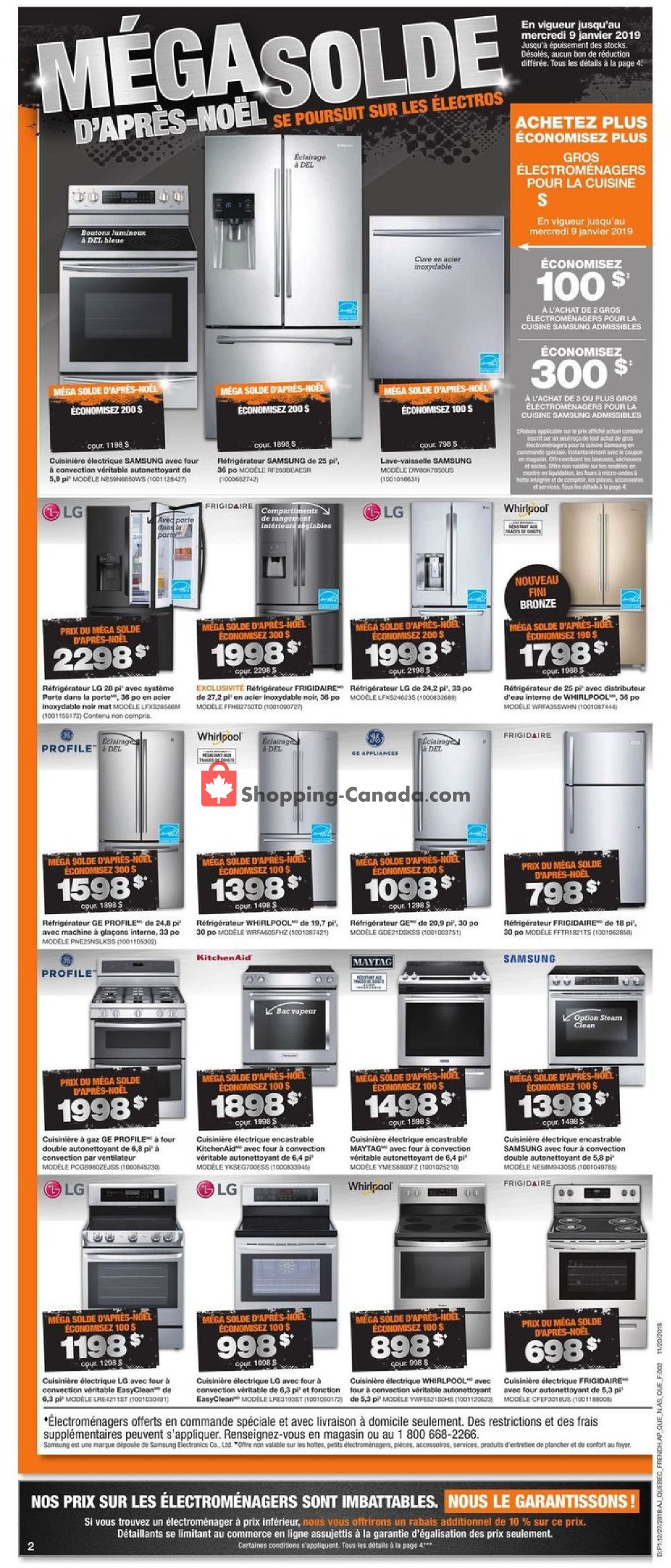 Home Depot flyer from Thursday December 27, 2018 to Wednesday January 2, 2019 - page 3