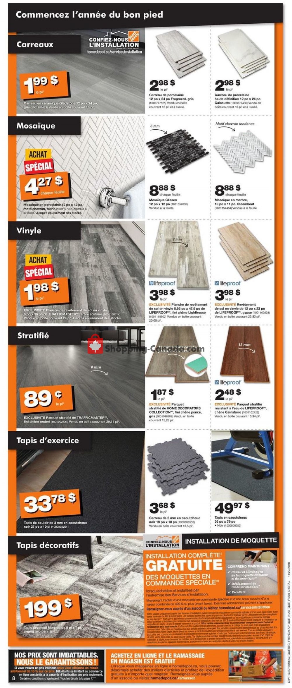 Home Depot flyer from Thursday December 27, 2018 to Wednesday January 2, 2019 - page 9