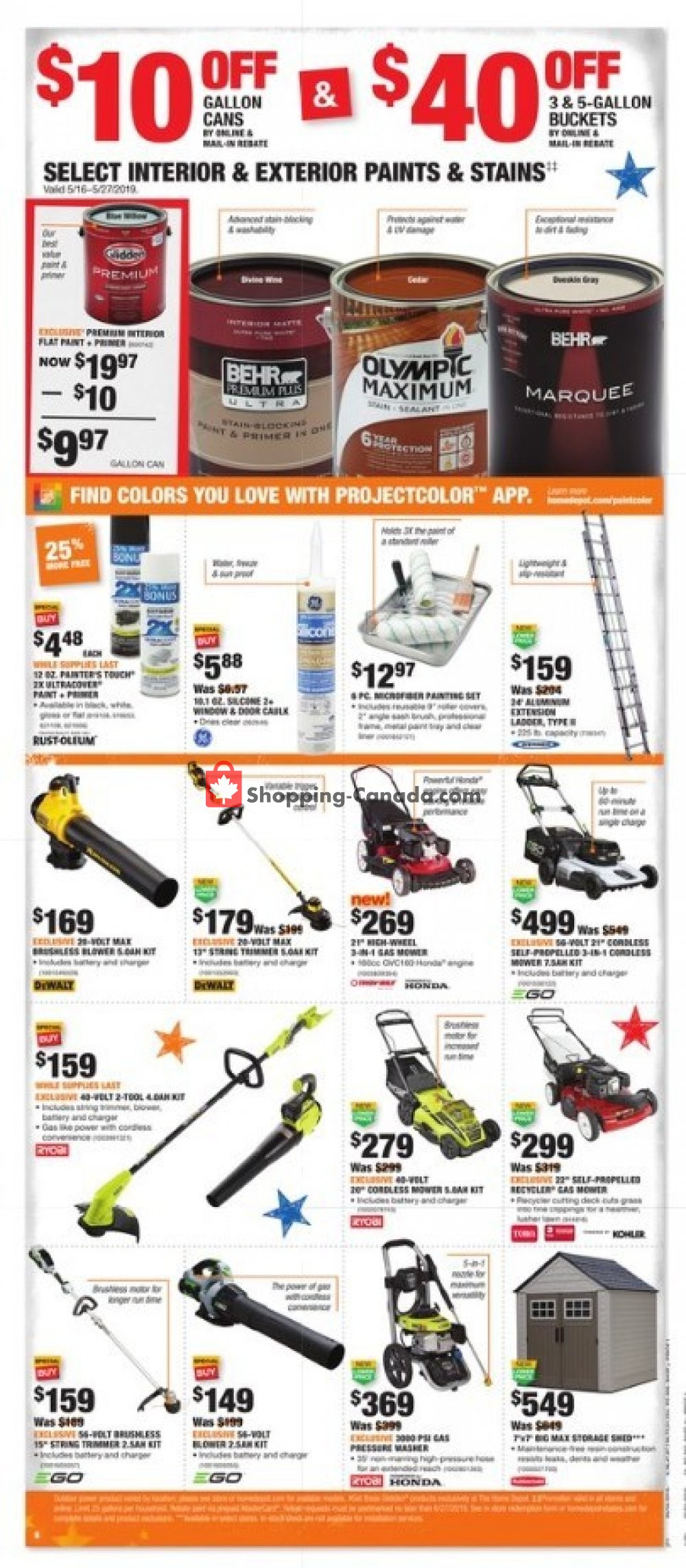 Home Depot flyer from Thursday May 16, 2019 to Wednesday May 22, 2019 - page 6