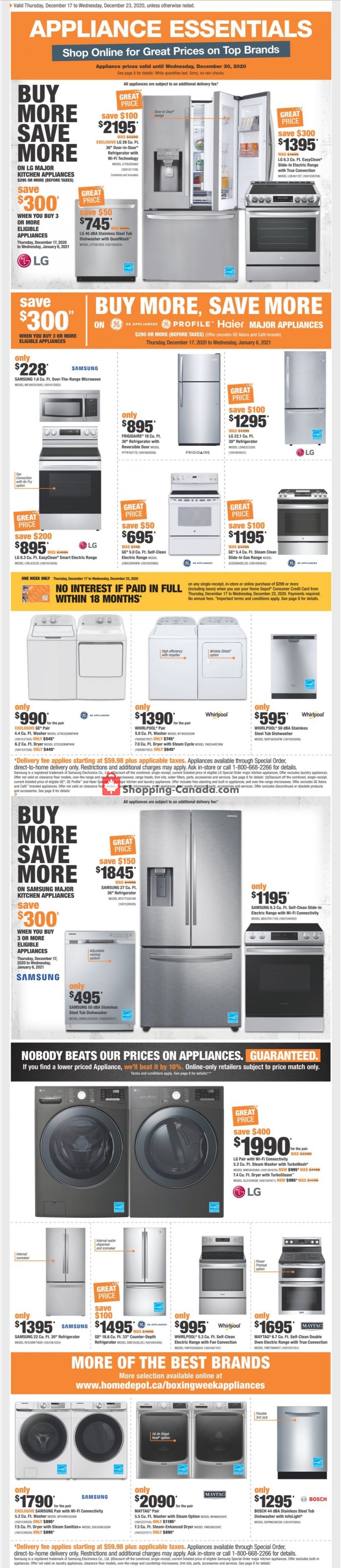 Home Depot flyer from Thursday December 17, 2020 to Thursday December 24, 2020 - page 2