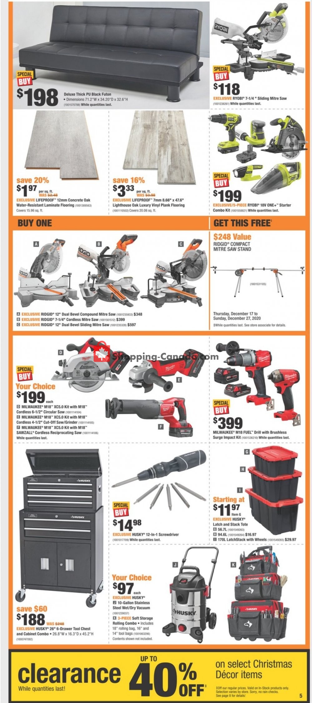 Home Depot flyer from Thursday December 17, 2020 to Thursday December 24, 2020 - page 4