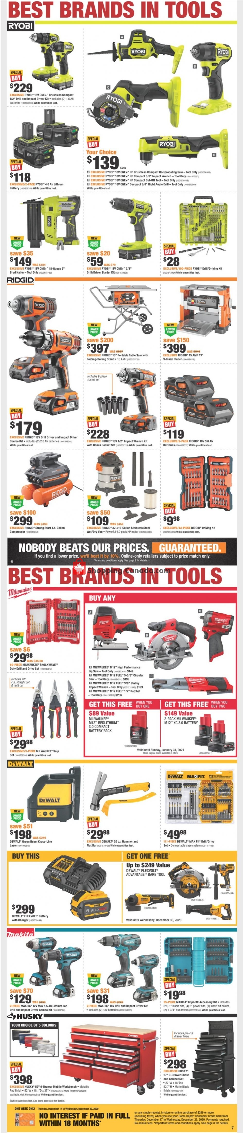 Home Depot flyer from Thursday December 17, 2020 to Thursday December 24, 2020 - page 5