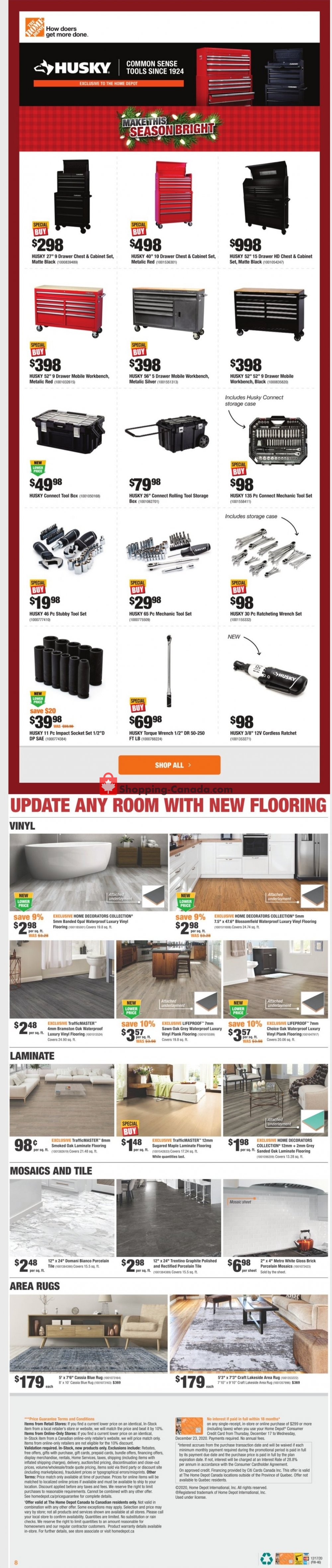 Home Depot flyer from Thursday December 17, 2020 to Thursday December 24, 2020 - page 6
