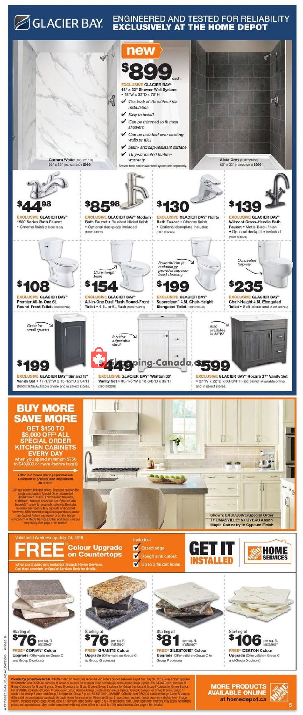 Home Depot flyer from Thursday July 18, 2019 to Wednesday July 24, 2019 - page 5