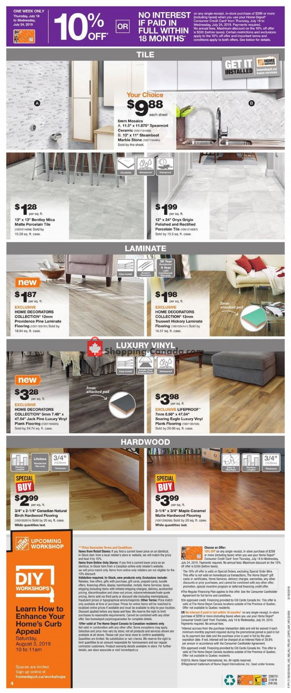 Home Depot flyer from Thursday July 18, 2019 to Wednesday July 24, 2019 - page 7
