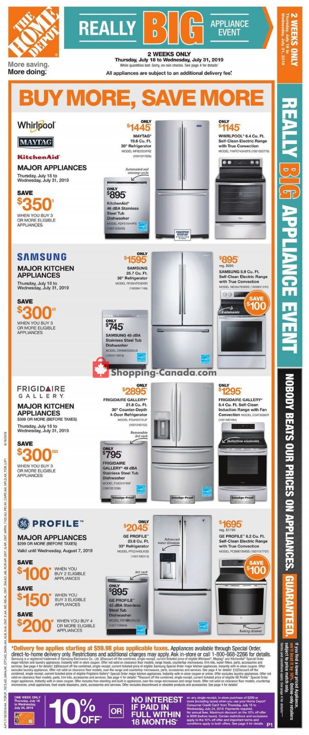 Home Depot flyer from Thursday July 18, 2019 to Wednesday July 24, 2019 - page 8