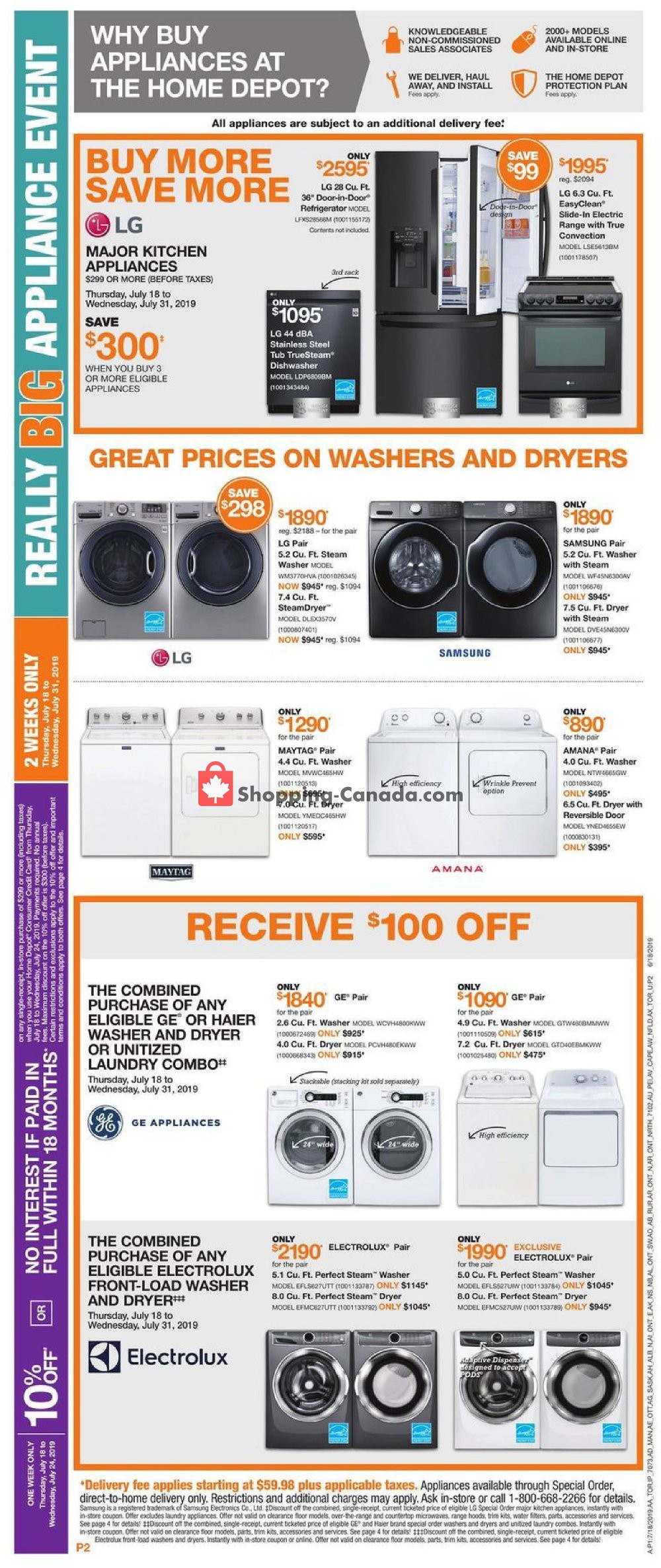 Home Depot flyer from Thursday July 18, 2019 to Wednesday July 24, 2019 - page 9