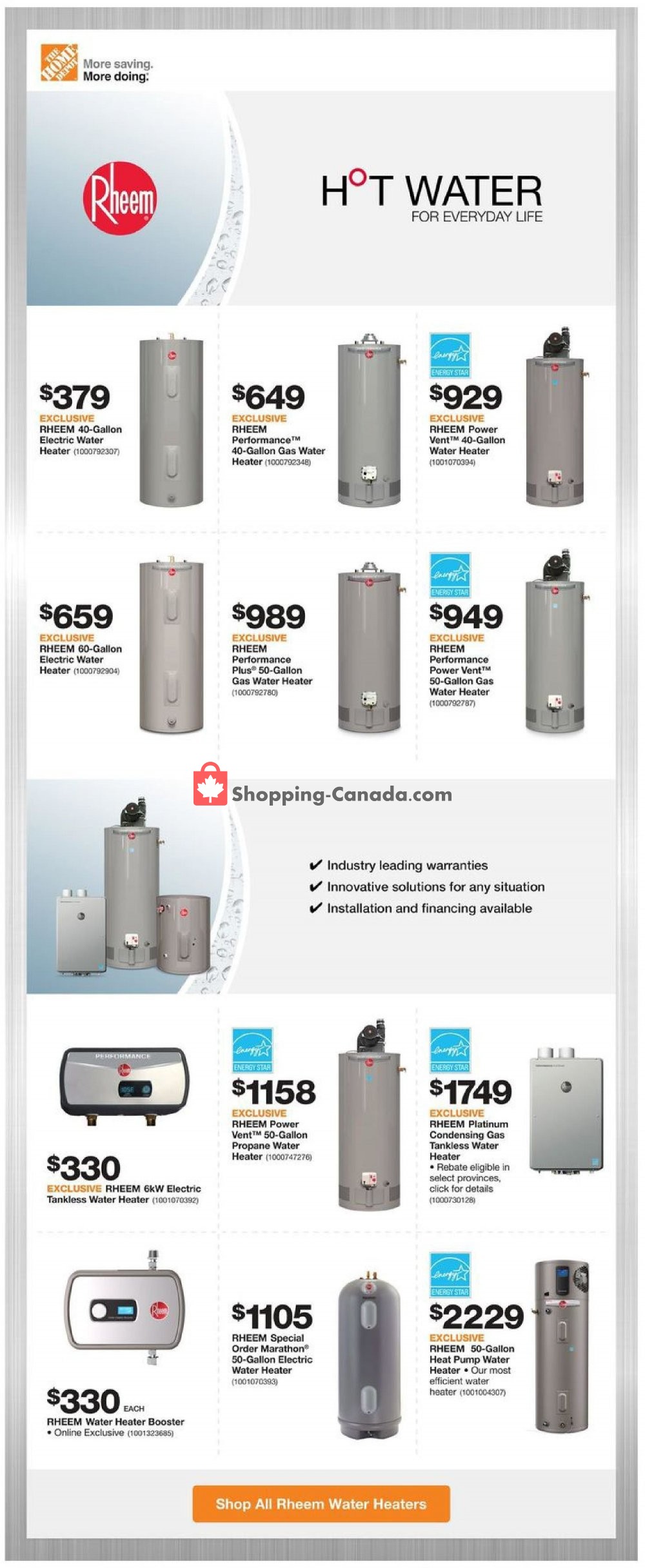 Home Depot flyer from Thursday November 7, 2019 to Wednesday November 13, 2019 - page 13