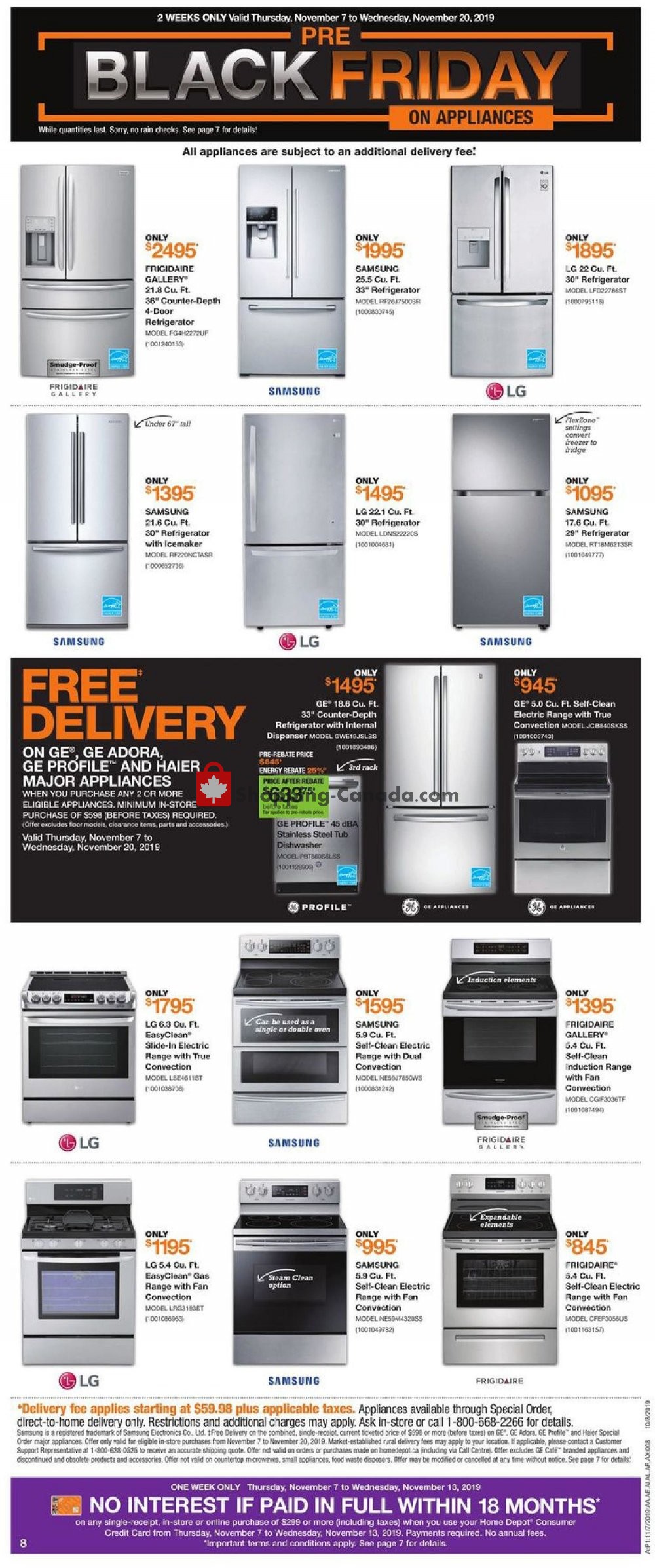 Home Depot flyer from Thursday November 7, 2019 to Wednesday November 13, 2019 - page 14